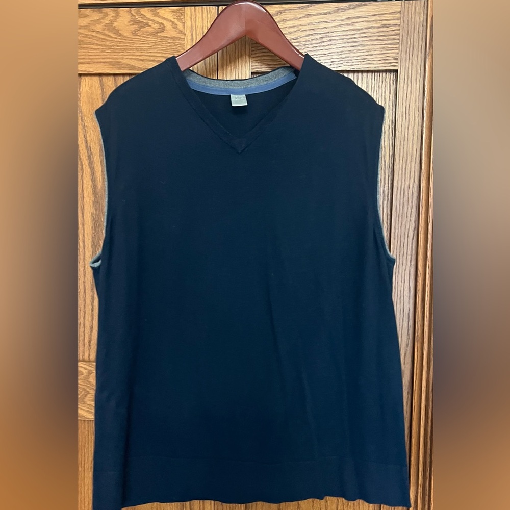 GAP Black Sweater with Gray Accents